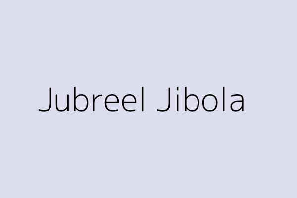 Jubreel Jibola